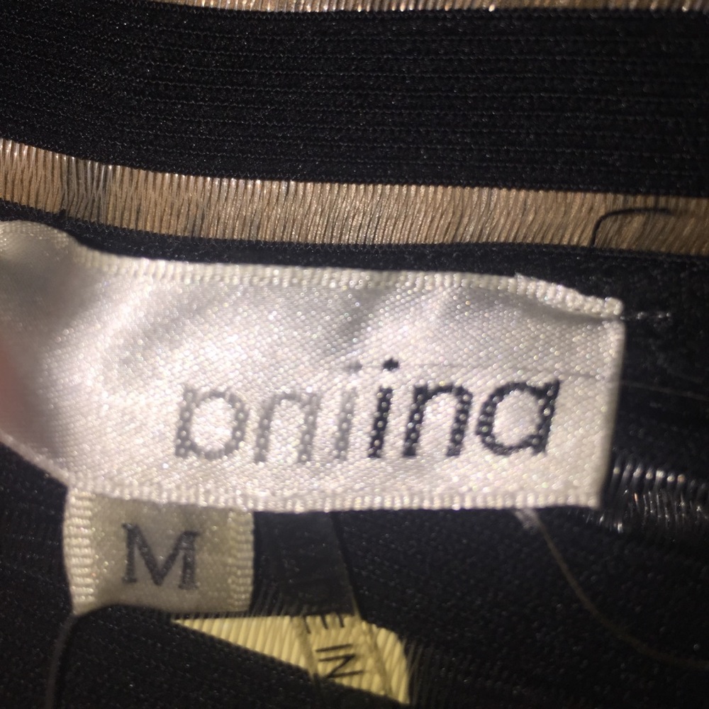 🛍 INA metallic stripe skirt - Picture 4 of 6